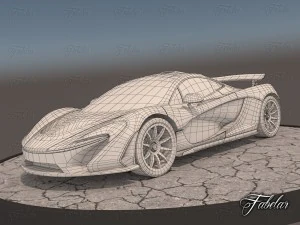 Mclaren p1 3D Model