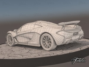 Mclaren p1 3D मॉडल