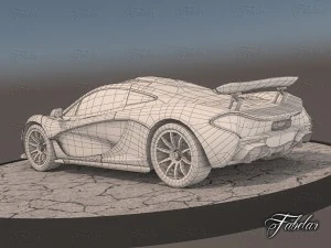 Mclaren p1 3D Model