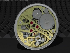 watch mechanism Model 3D