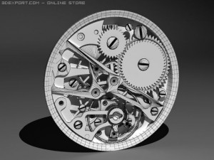 watch mechanism Model 3D