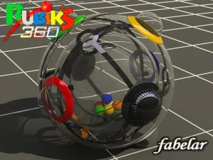 rubiks 360 standard materials 3D Model