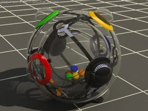 rubiks 360 standard materials 3D Model
