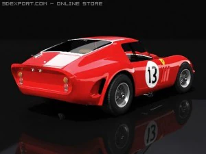 ferrari 250 gto 1963 std mat 3D Model