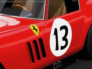 ferrari 250 gto 1963 std mat 3D Model