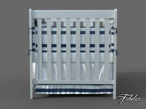 cot bed 3D Model