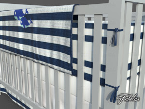 cot bed 3D Model