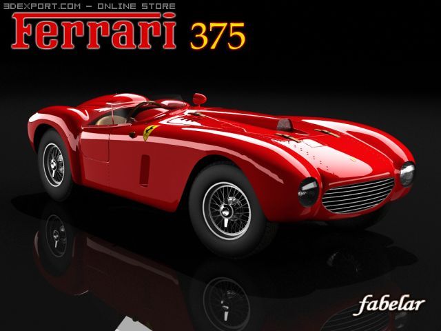 Ferrari 375 3D मॉडल .c4d .max .obj .3ds .fbx .stl .blend 