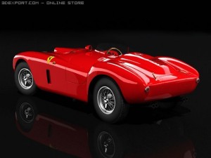 Ferrari 375 3D मॉडल
