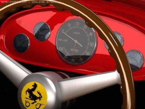 Ferrari 375 3D मॉडल