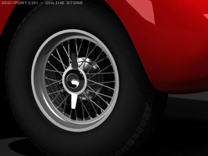 Ferrari 375 3D मॉडल