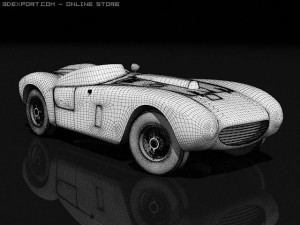 Ferrari 375 3D मॉडल