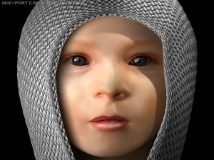 baby head 3D Model