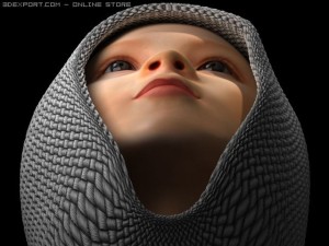 baby head Modelo 3D