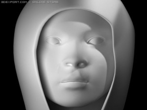 baby head Modelo 3D