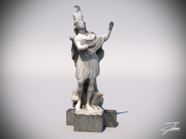 statue 1 3D Model .c4d .max .obj .3ds .fbx .stl .blend 