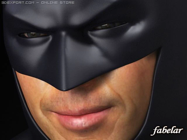 бэтмен стандартный коврик 3D Модель .c4d .max .obj .3ds .fbx .stl .blend