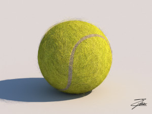 tennis ball 3D Model