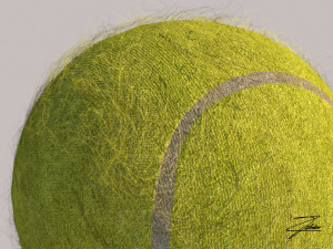 tennis ball Model 3D