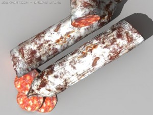 salame 3Dモデル