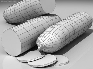 salame 3Dモデル