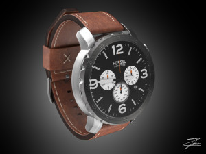 fossil jr 1486 wristwatch 3D Model