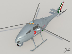 awhero tactical drone Modelo 3D