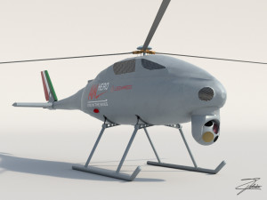 awhero tactical drone Modelo 3D