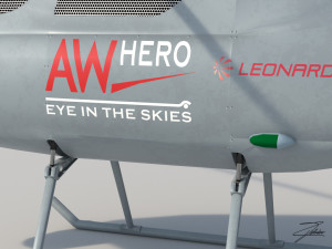 awhero tactical drone Modelo 3D