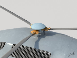 awhero tactical drone Modelo 3D