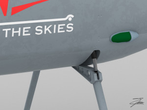 awhero tactical drone Modelo 3D