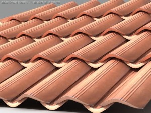 roofing tiles 2 Modello 3D