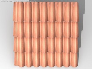 roofing tiles 2 Modello 3D
