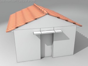 roofing tiles 2 Modello 3D