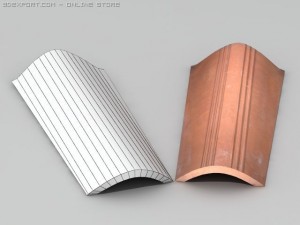 roofing tiles 2 Modello 3D