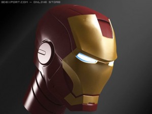 ironman head 3D 模型