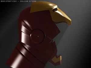 ironman head 3D Model