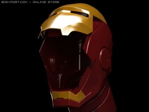 ironman head 3D 模型