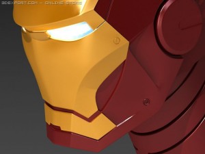 ironman head 3D 模型