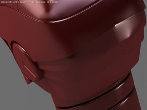 ironman head 3D 模型