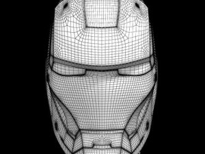 ironman head 3D 模型