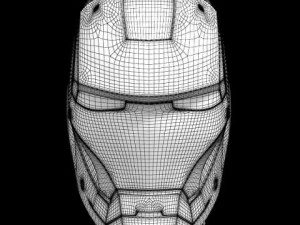 ironman head 3D Model