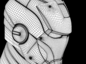 ironman head 3D Model