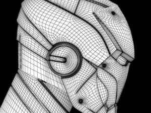 ironman head 3D 模型