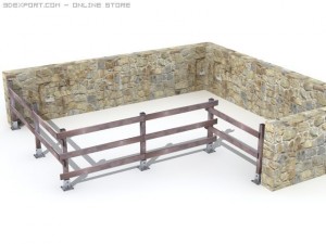 fence hd 3D Model