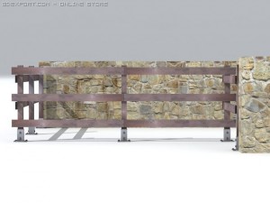 fence hd 3D Model