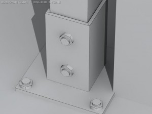 fence hd 3D Model