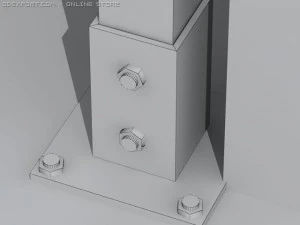 fence hd 3D Model