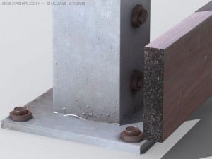 fence hd 3D Model