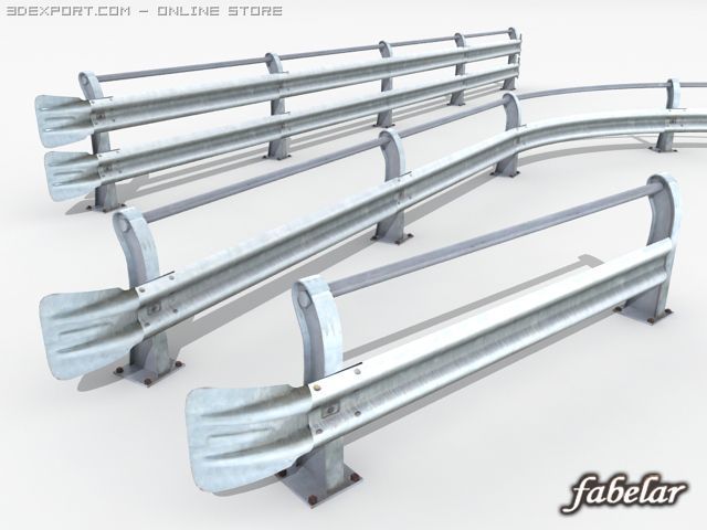 3 guardrails Modello 3D .c4d .max .obj .3ds .fbx .stl .blend 